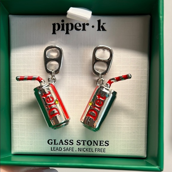 Piper K Diet Soda 🥤 Earrings - Picture 3 of 4